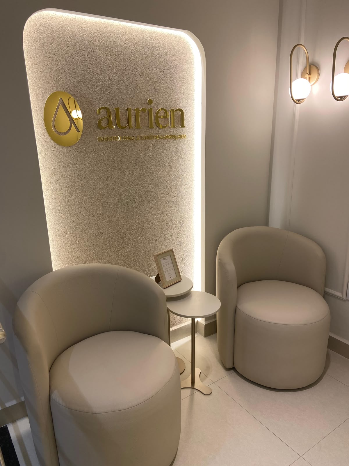 Ambiente real da clínica Aurien